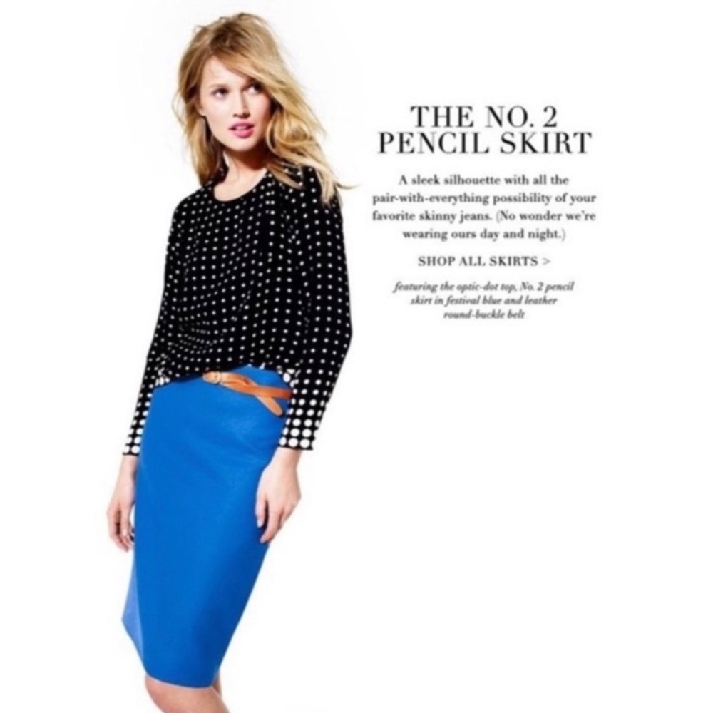 NWOT J.Crew Wool no.2 Pencil Skirt